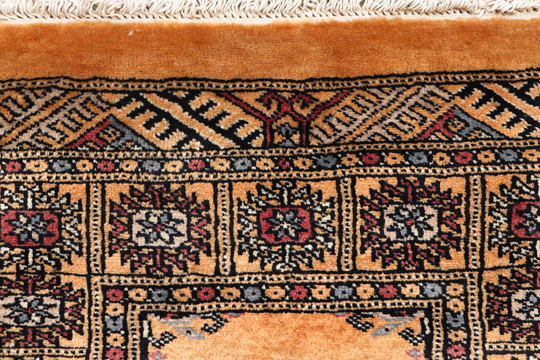 White Pakistani Butterfly Rug 2' 2" x 6' 3" Hand-Knotted view