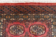 Indian Red Bokhara 3'  2" x 7'  5" - No. QA33181