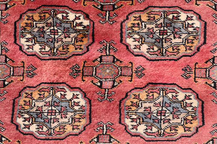 Indian Red Bokhara 3'  2" x 7'  5" - No. QA33181