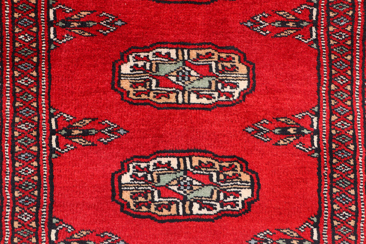 Red Bokhara 2'  7" x 10' " - No. QA89420