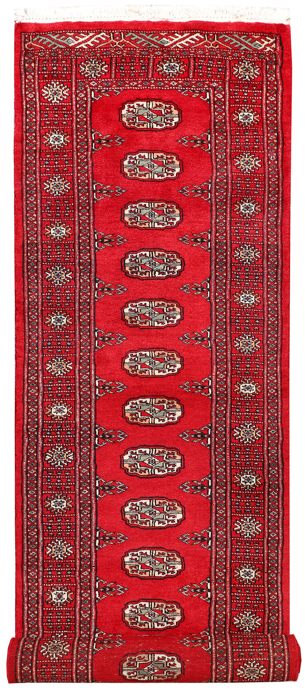 Red Bokhara 2'  7" x 10' " - No. QA89420