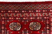 Dark Red Bokhara 2'  7" x 9'  7" - No. QA77272