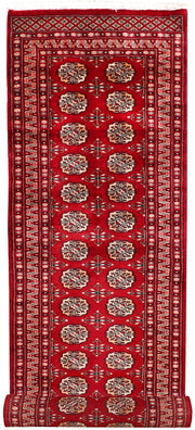 Dark Red Bokhara 2'  7" x 9'  7" - No. QA77272