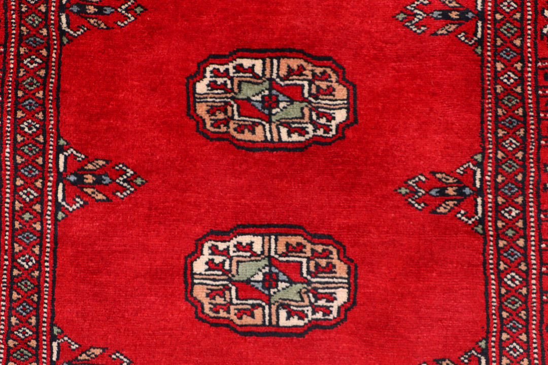 Red Bokhara 2'  6" x 10'  3" - No. QA56773