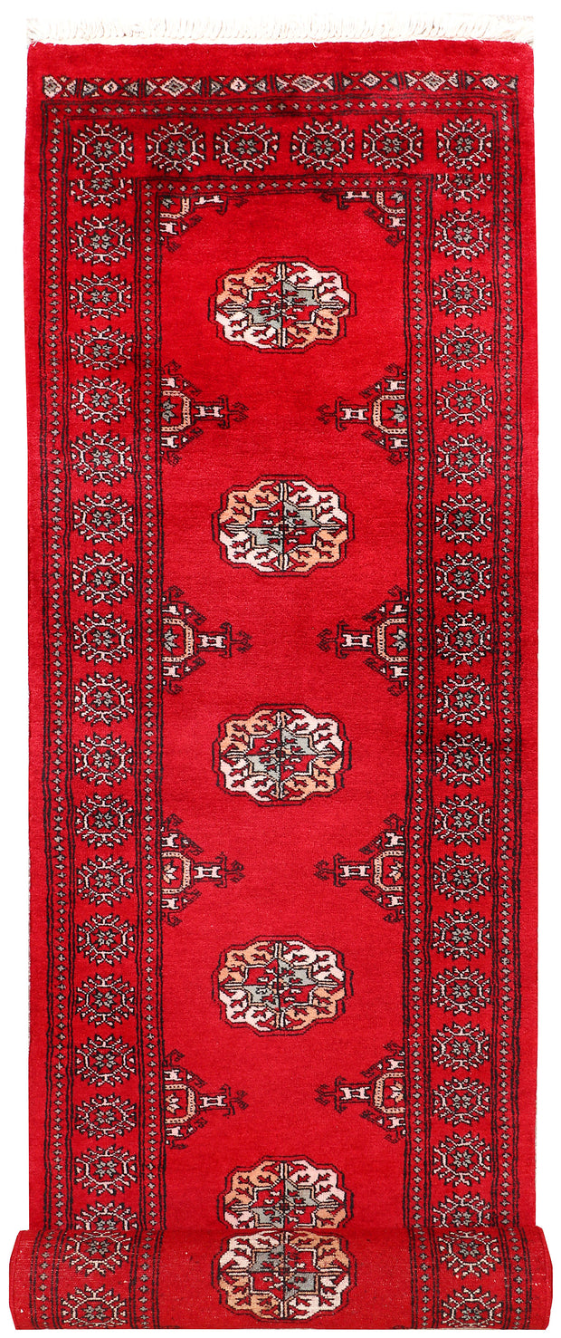 Red Bokhara 2' 6 x 9' 11 - No. 72570
