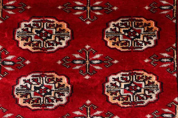 Dark Red Bokhara 2'  11" x 9'  1" - No. QA61008