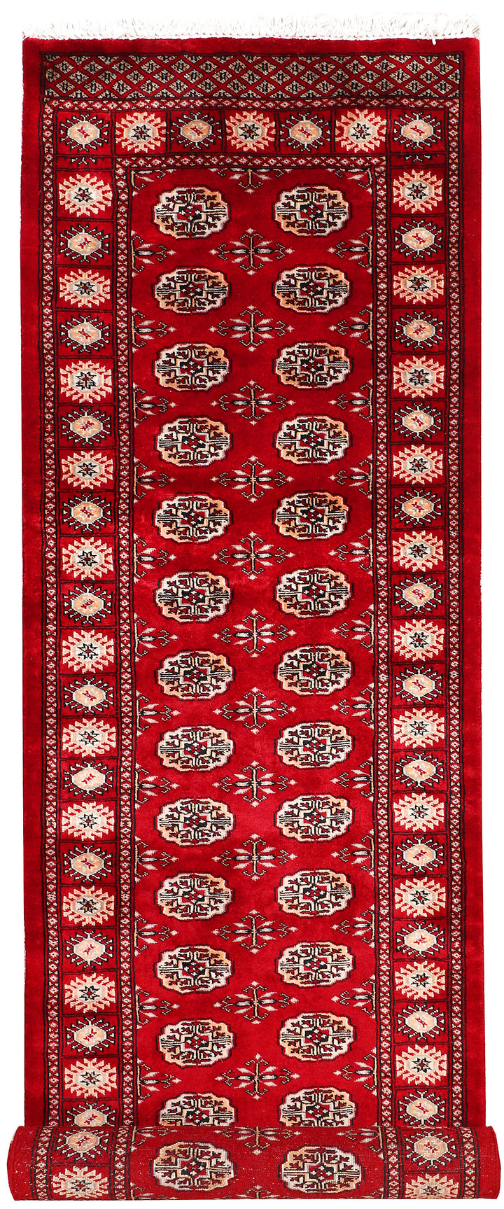 Dark Red Bokhara 2' 11 x 9' 1 - No. 72571