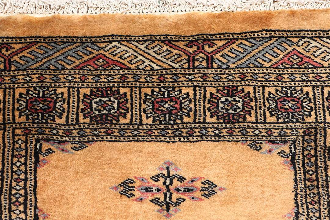 White Afghan Butterfly Rug 2' 8 x 9' 10 Hand-Knotted view