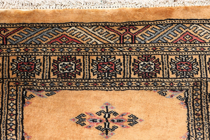 White Afghan Butterfly Rug 2' 8 x 9' 10 Hand-Knotted view