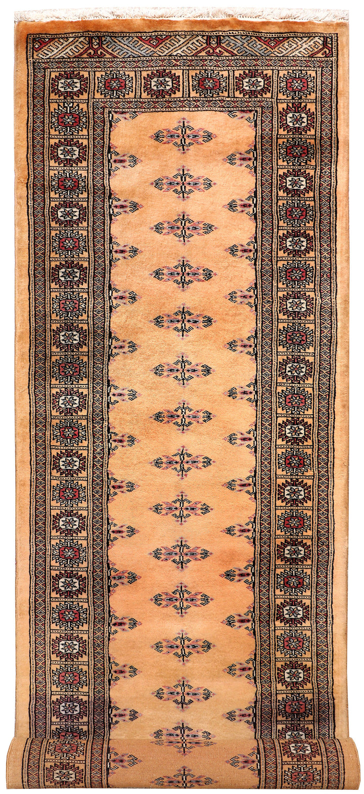 White Pakistani Butterfly Rug 2' 8" x 10' 3" Hand-Knotted