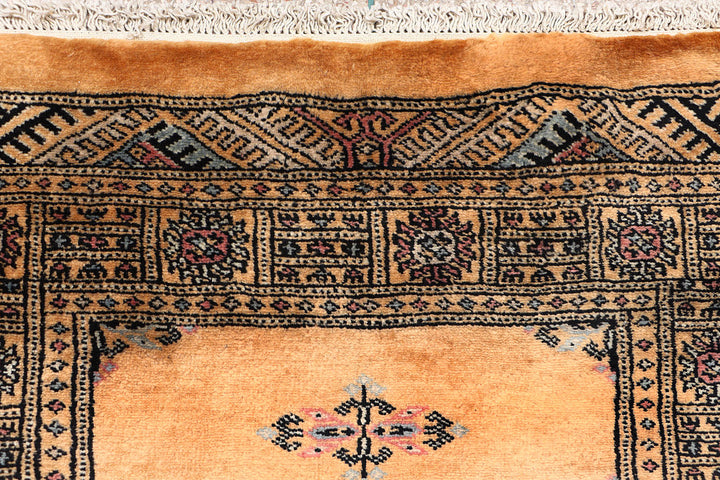 White Pakistani Butterfly Rug 2' 6" x 9' 7" Hand-Knotted view