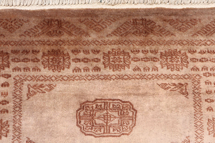 Antique White Bokhara 2'  6" x 10'  5" - No. QA52580