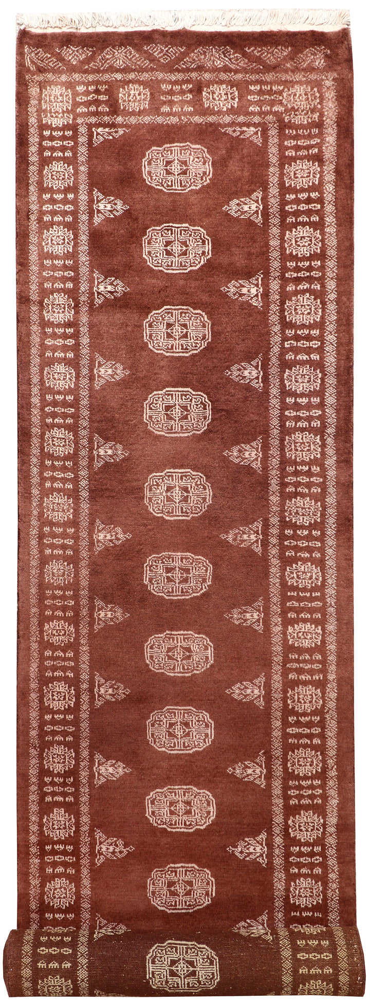 Saddle Brown Bokhara 2'  7" x 9'  11" - No. QA41188