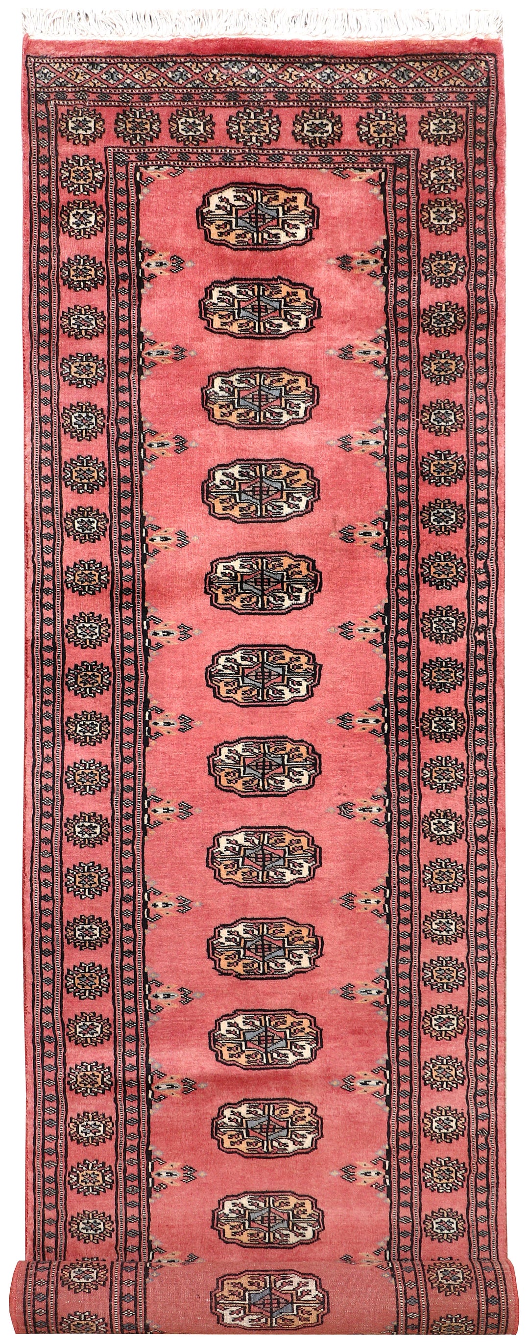 Light Coral Bokhara 2' 3 x 8' 9 - No. 72605