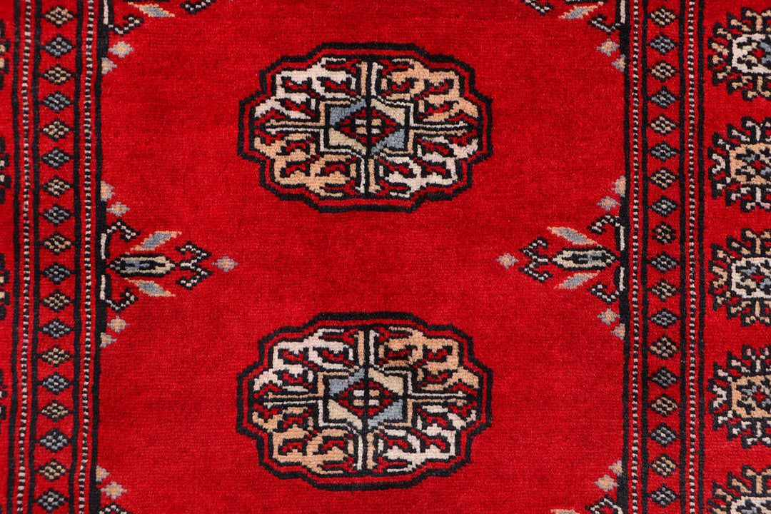 Red Bokhara 2'  4" x 8'  10" - No. QA33048