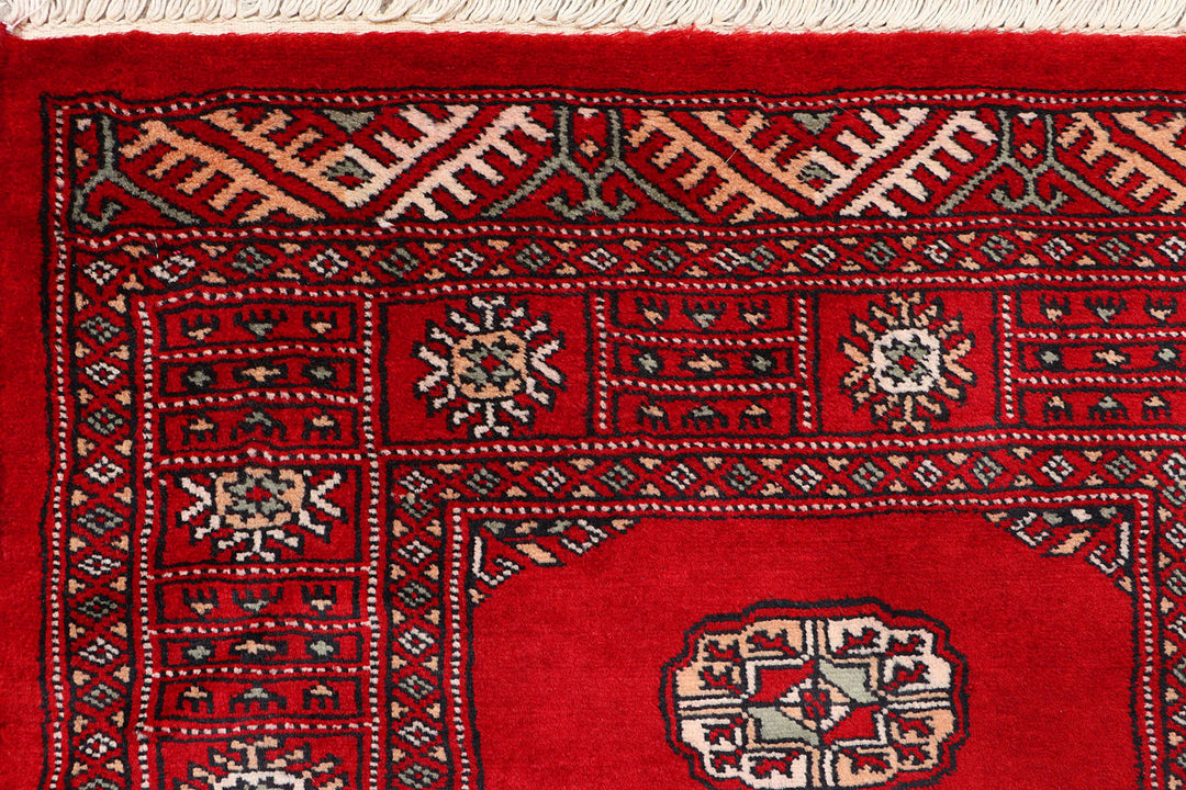 Red Bokhara 2'  6" x 10' " - No. QA63344