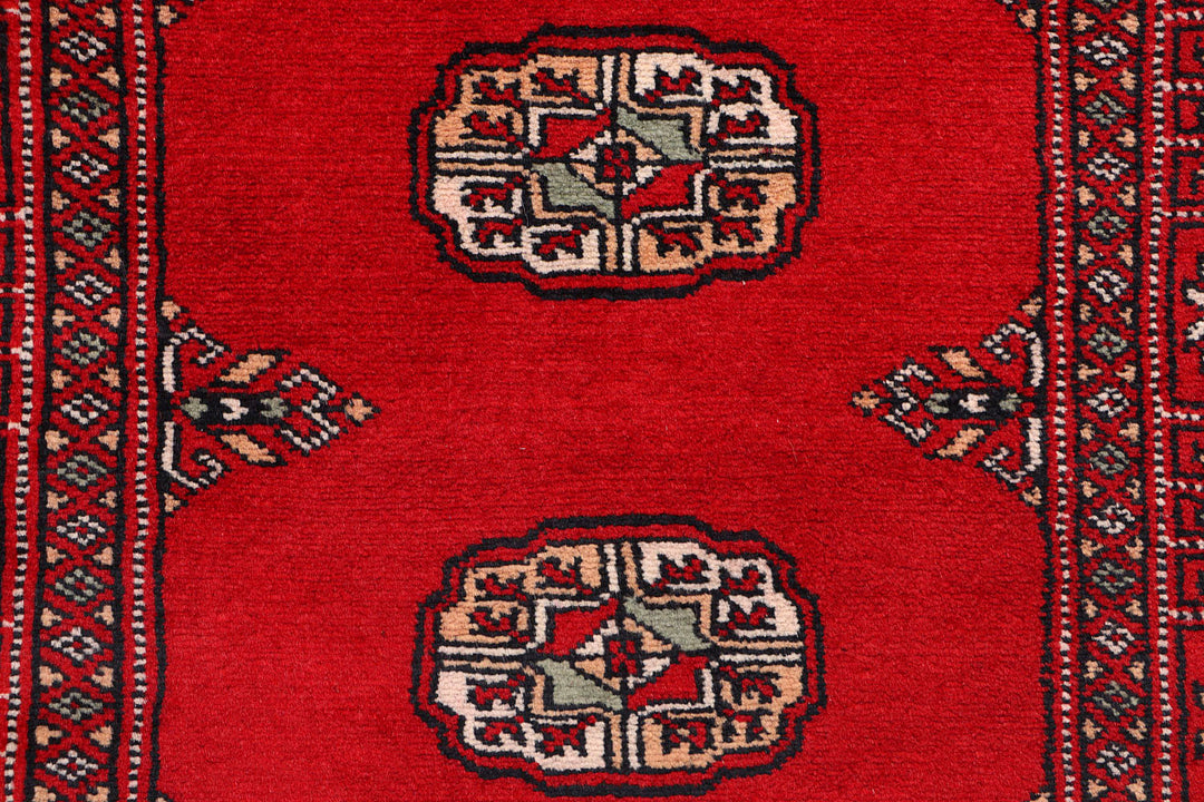 Red Bokhara 2'  6" x 10' " - No. QA63344