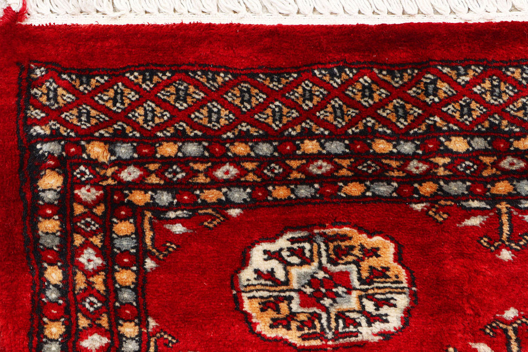 Red Bokhara 2'  7" x 9'  9" - No. QA92483