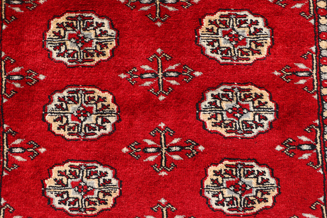 Red Bokhara 2'  7" x 9'  9" - No. QA92483
