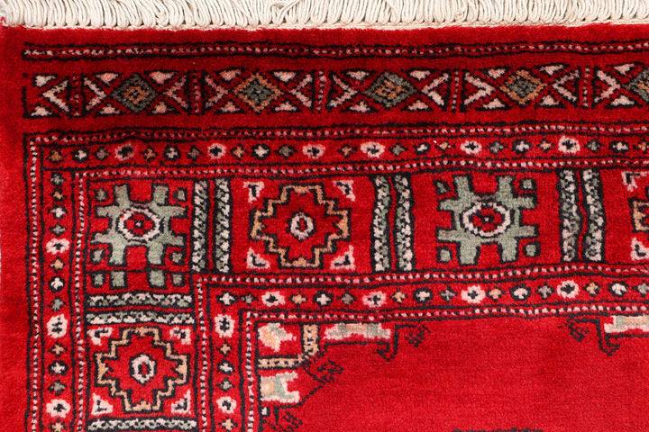 Red Bokhara 2'  6" x 10'  4" - No. QA80046