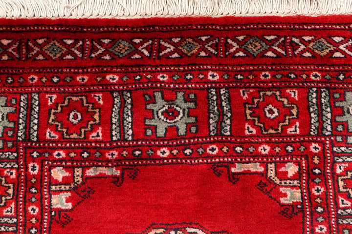 Red Bokhara 2'  6" x 10'  4" - No. QA80046