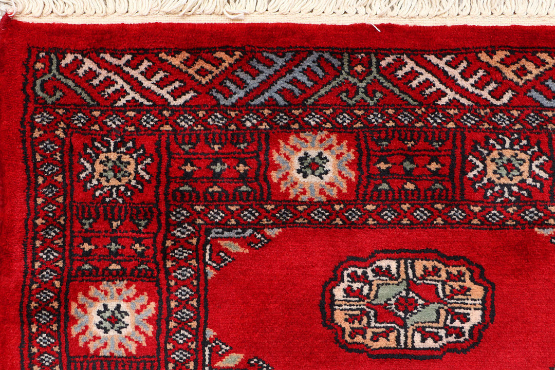Red Bokhara 2'  5" x 9'  7" - No. QA49926