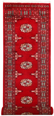 Red Bokhara 2'  5" x 9'  7" - No. QA49926