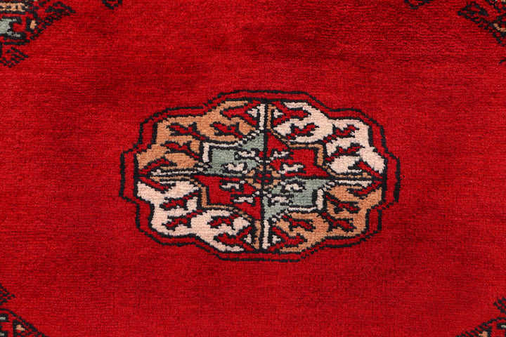 Red Bokhara 2'  7" x 9'  6" - No. QA19812