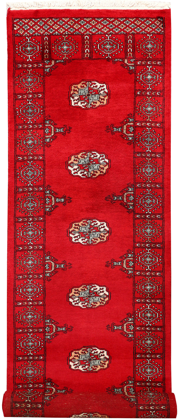 Red Bokhara 2'  7" x 9'  6" - No. QA19812