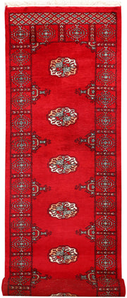 Red Bokhara 2'  7" x 9'  6" - No. QA19812
