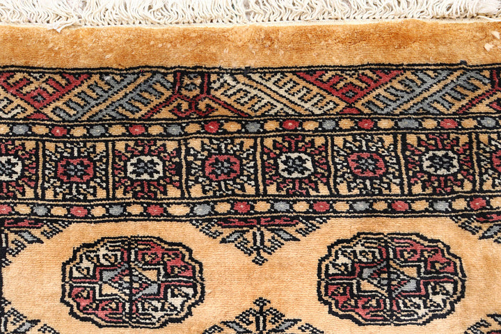 Sandy Brown Bokhara 2'  7" x 8'  9" - No. QA27670