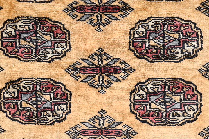 Sandy Brown Bokhara 2' 7 x 8' 9 - No. 72621