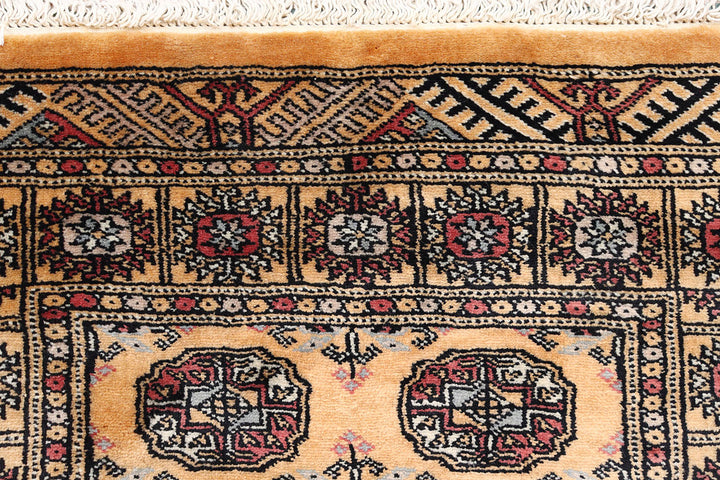 Sandy Brown Bokhara 2'  6" x 11'  2" - No. QA57600