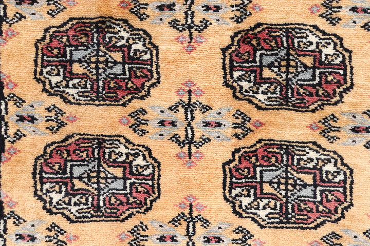 Sandy Brown Bokhara 2' 6 x 11' 2 - No. 72624