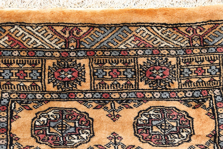 Sandy Brown Bokhara 2'  8" x 11'  6" - No. QA76835