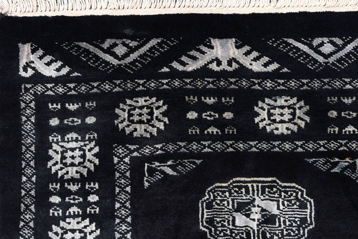 Black Bokhara 2' 7 x 13' 7 - No. 72642