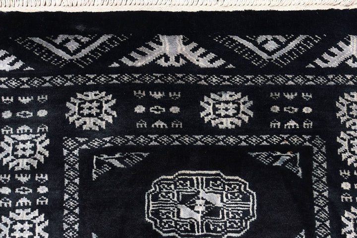 Black Bokhara 2' 7 x 13' 7 - No. 72642