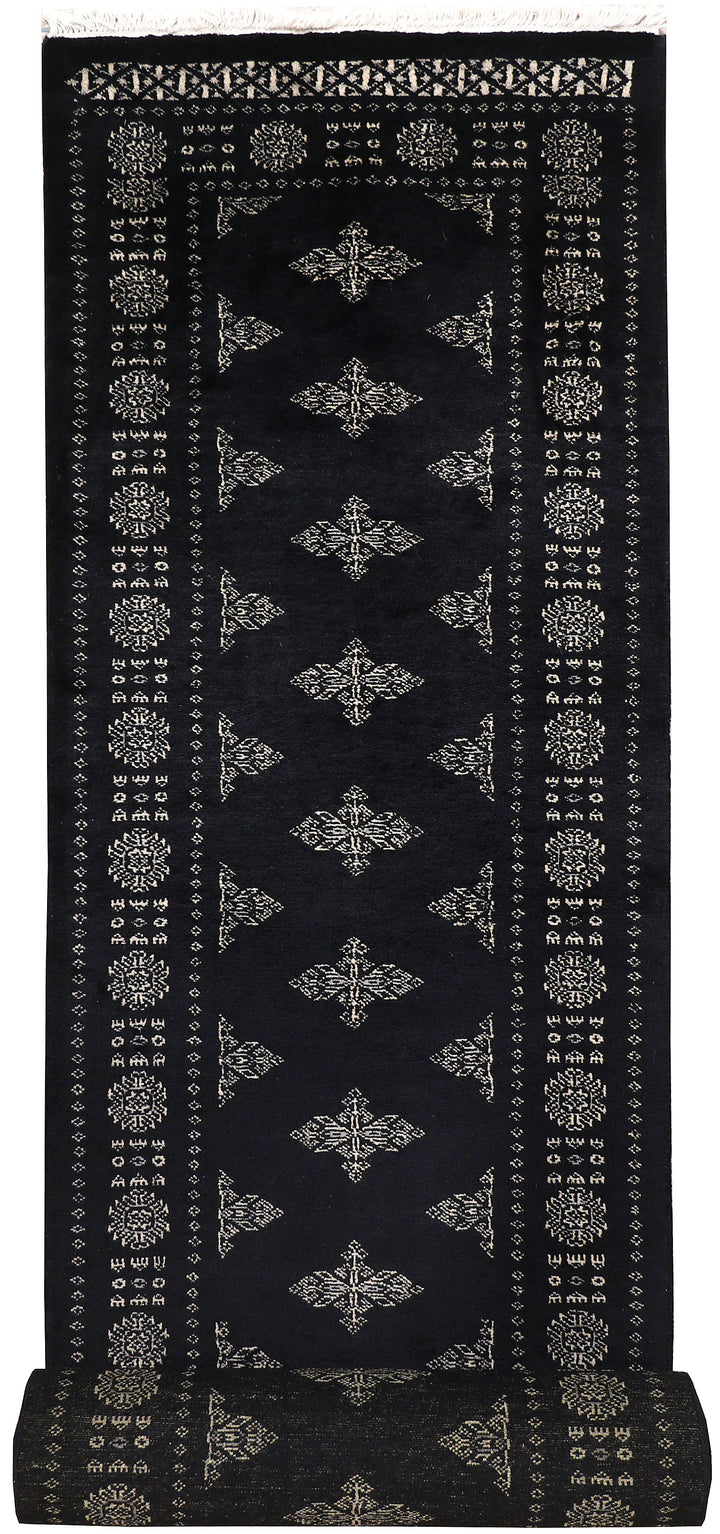 Black Butterfly 2'  7" x 12'  7" - No. QA76304