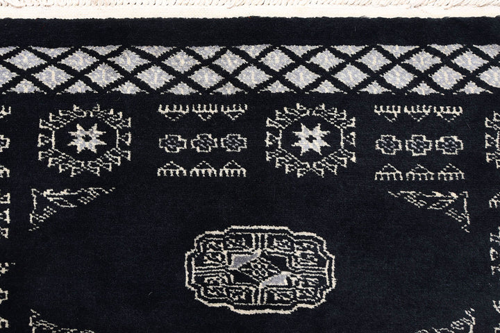 Black Bokhara 2' 7 x 19' 5 - No. 72651