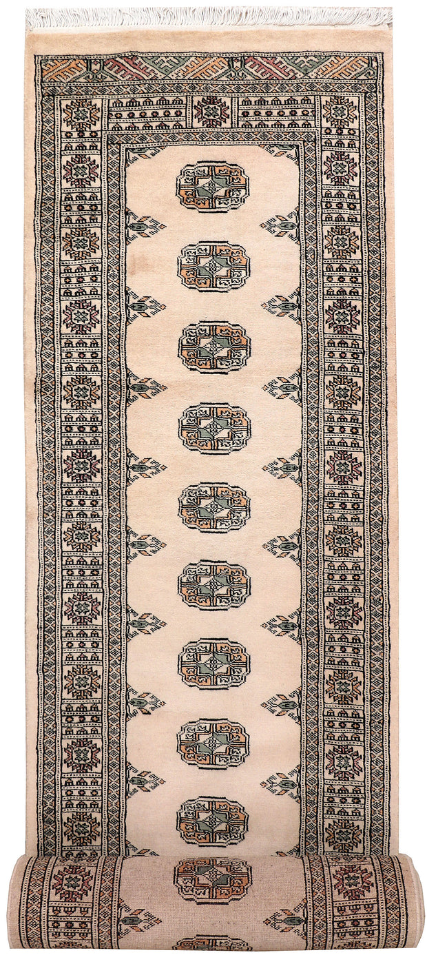 Bisque Bokhara 2' 6 x 13' 9 - No. 72654