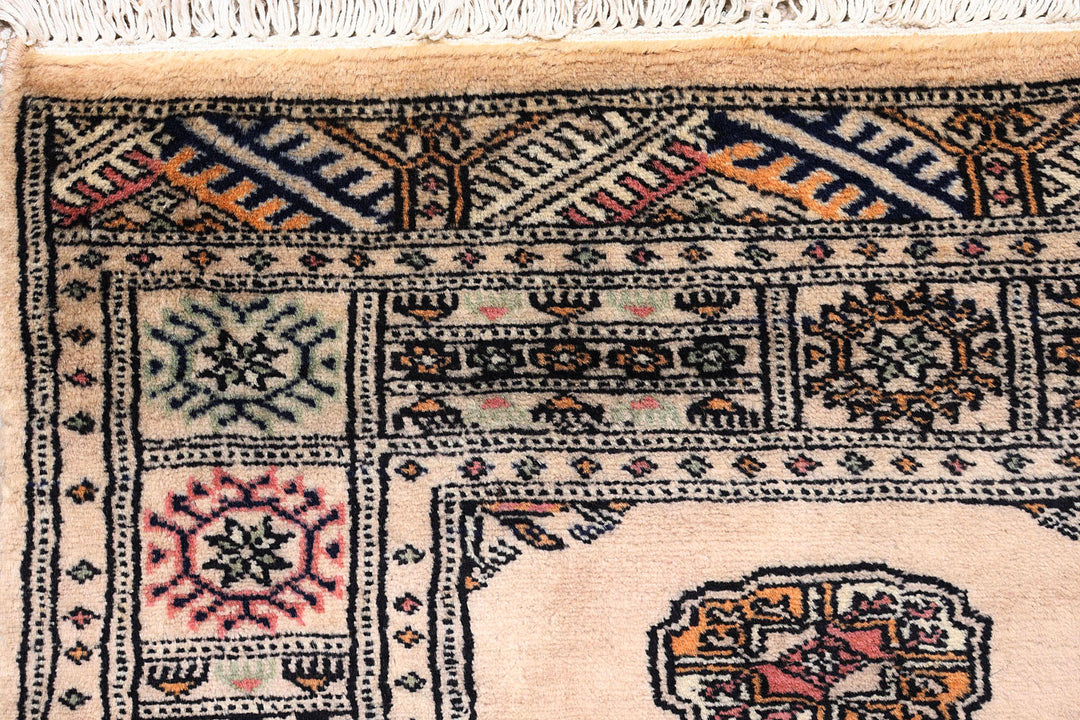 Bisque Bokhara 2' 6 x 12' 4 - No. 72655