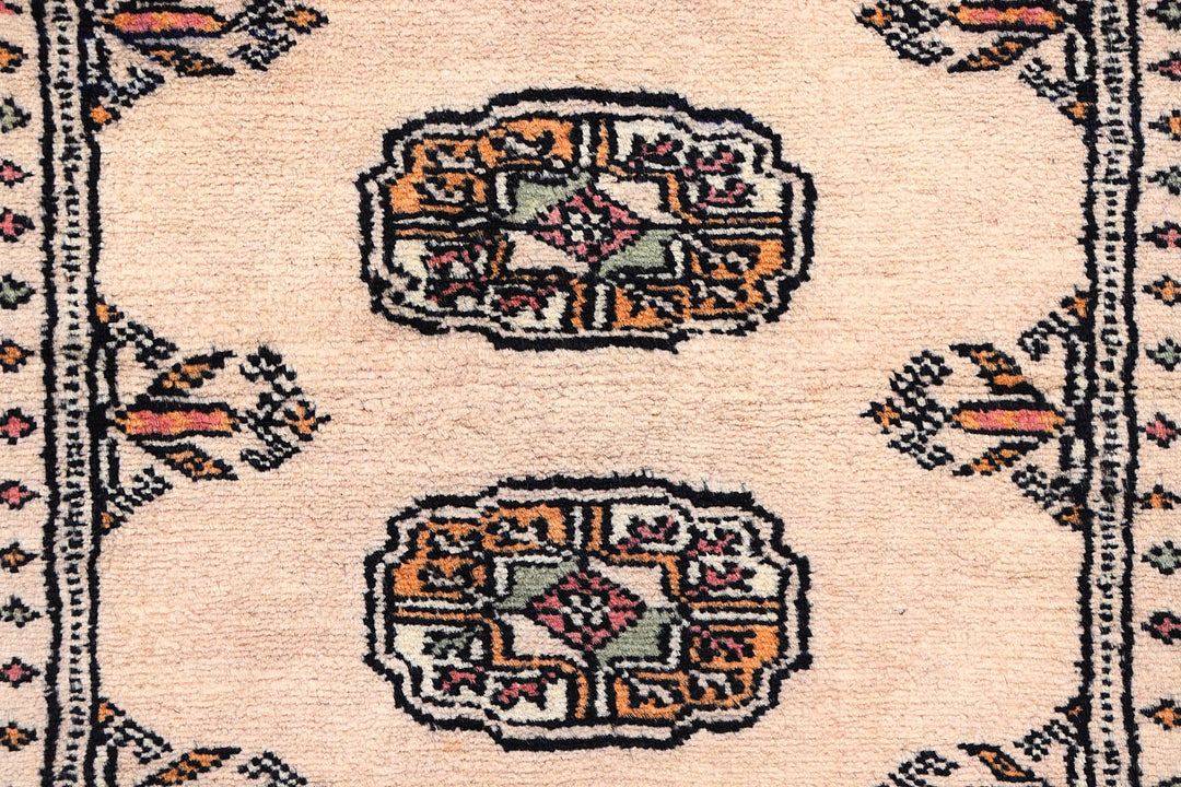 Bisque Bokhara 2' 6 x 12' 4 - No. 72655