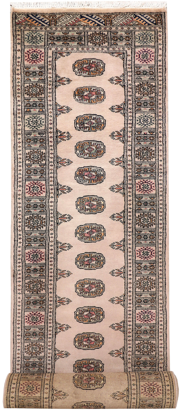 Bisque Bokhara 2'  6" x 12'  4" - No. QA84133