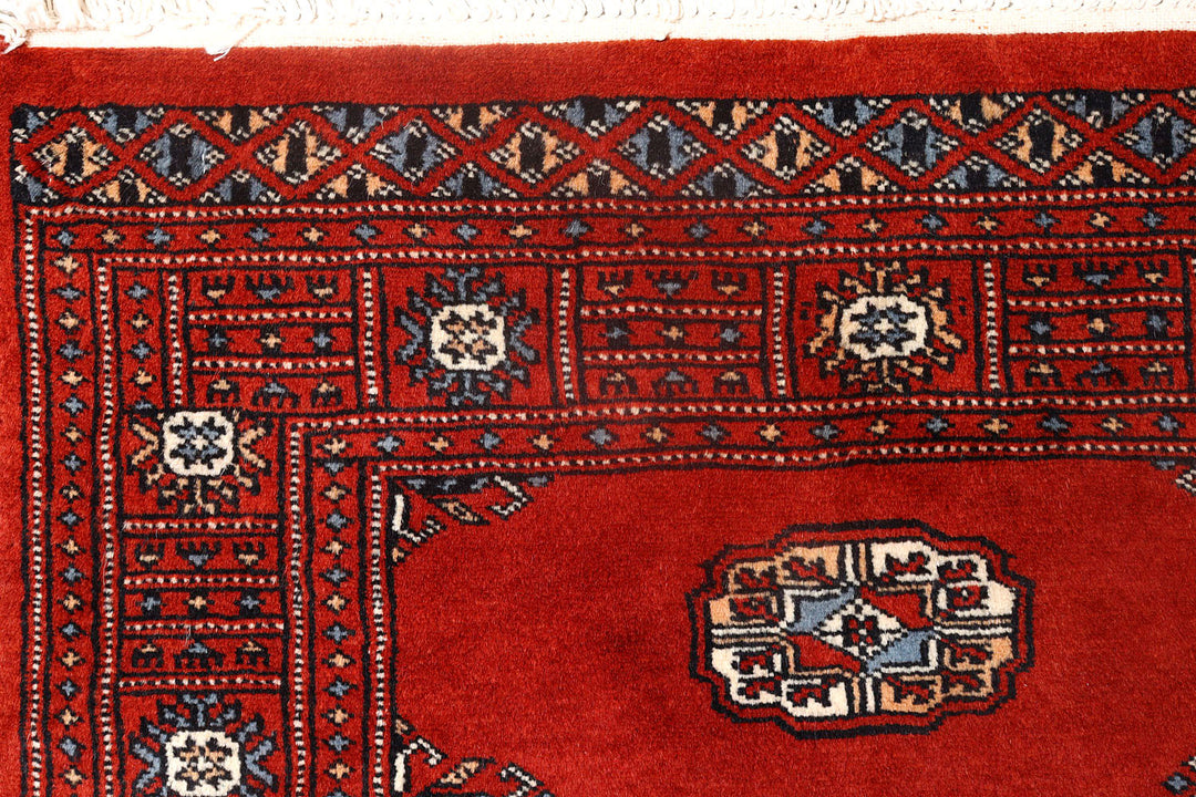 Firebrick Bokhara 2'  7" x 9'  8" - No. QA10064