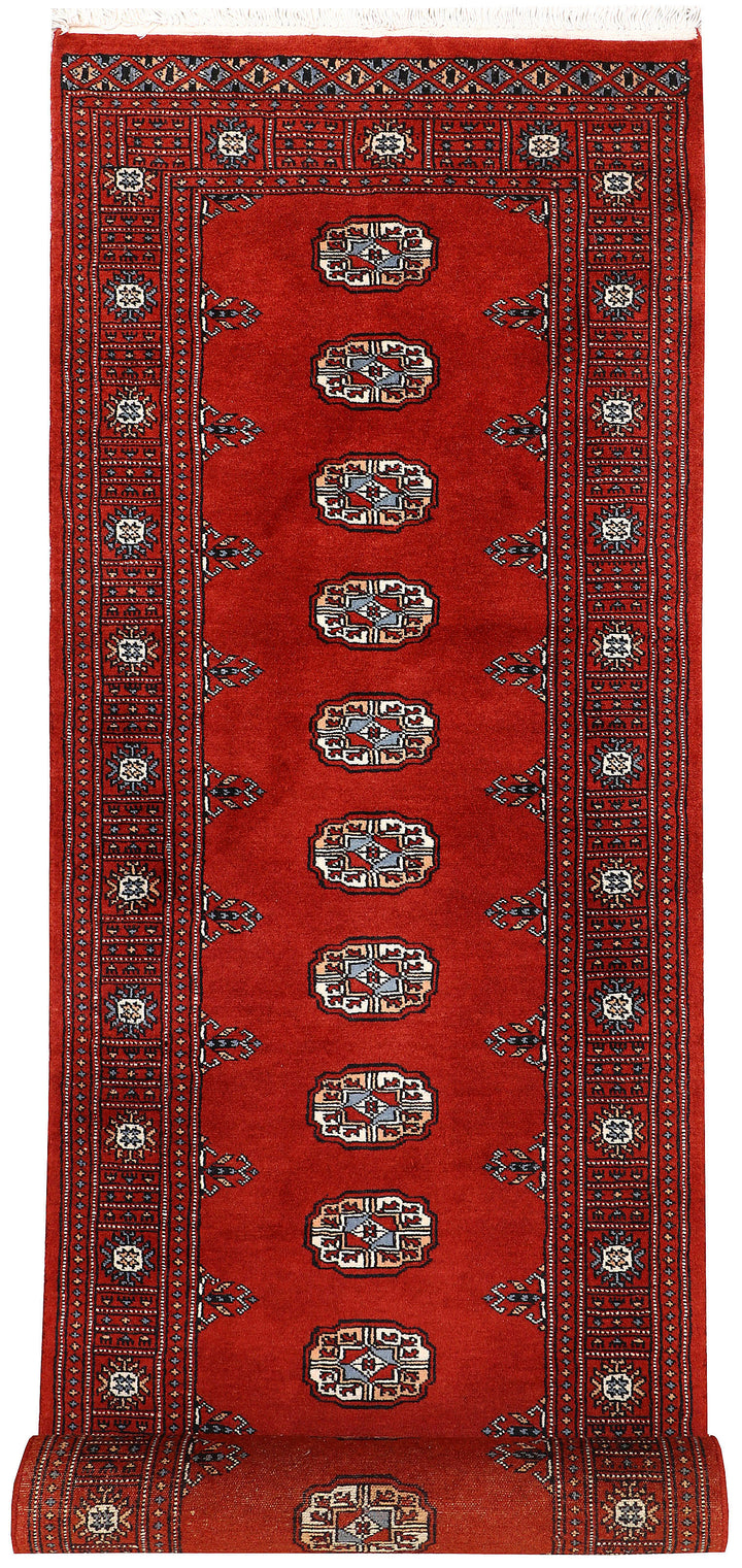 Firebrick Bokhara 2'  7" x 9'  8" - No. QA10064