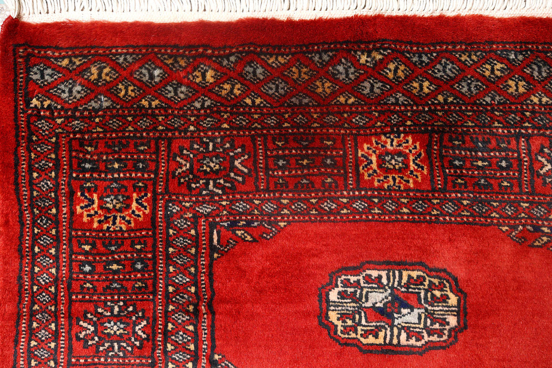 Red Bokhara 2'  7" x 10'  7" - No. QA24455