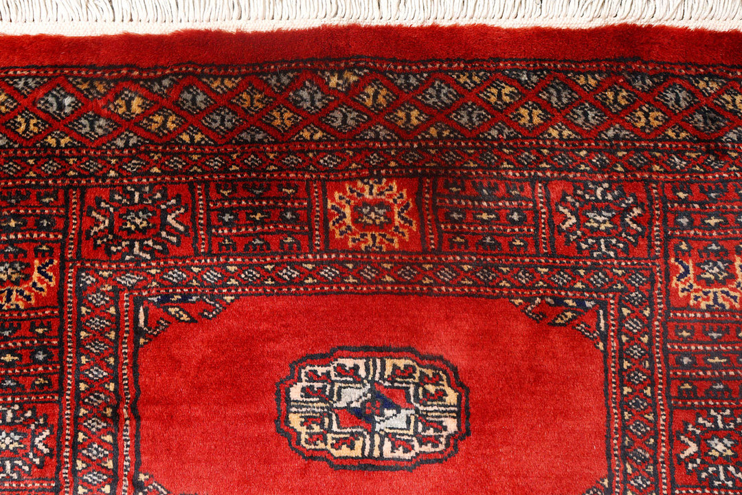 Red Bokhara 2'  7" x 10'  7" - No. QA24455