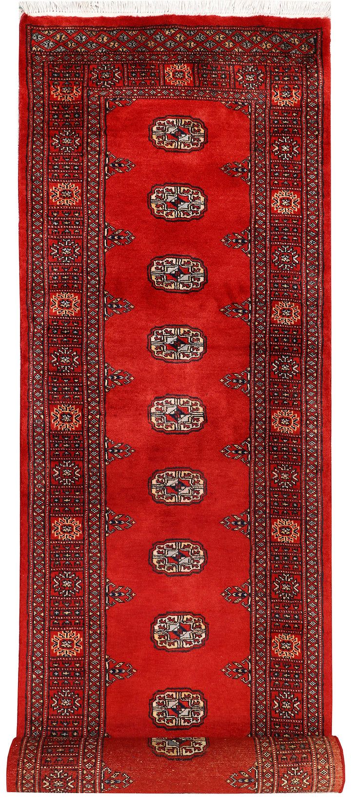 Red Bokhara 2'  7" x 10'  7" - No. QA24455