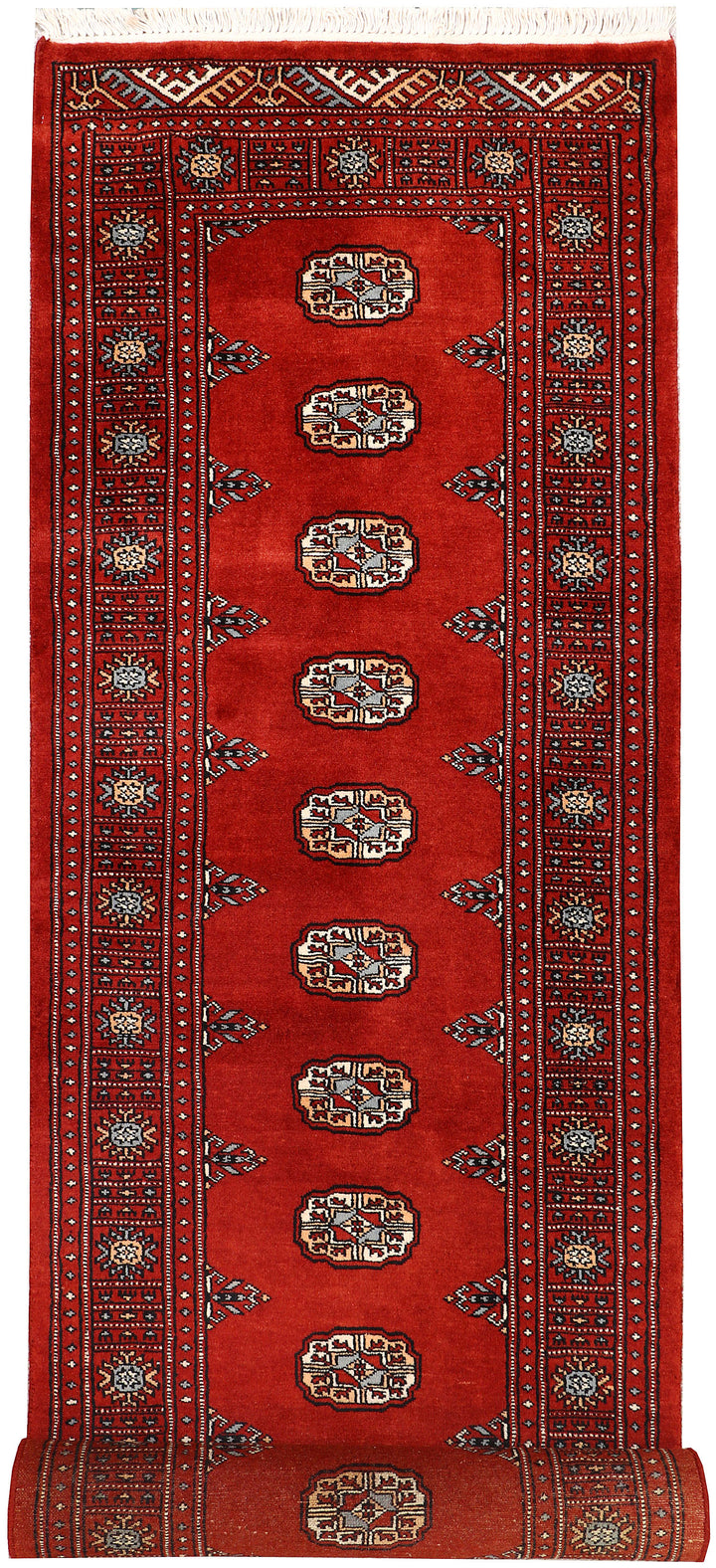 Firebrick Bokhara 2' 7 x 10' 2 - No. 72671