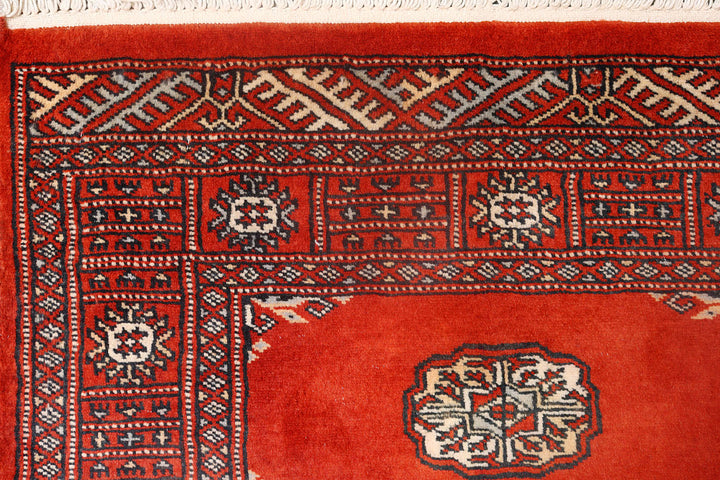 Red Bokhara 2'  7" x 10'  3" - No. QA35650